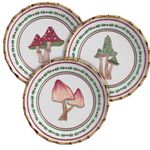Conjunto com 6 Pratos Rasos Mushrooms - Maison Blanche