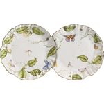 Conjunto com 2 Pratos Rasos Botanique- Maison Blanche