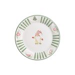 Conjunto 2 Pratos Sobremesa Natal dos Duendes - Scalla