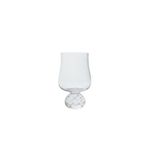 Copo em Vidro Transparente Detalhe em Bolhas 440ML