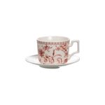 Conjunto de Chá 8 Peças Hortênsia New Bone China 220ml - L'Hermitage