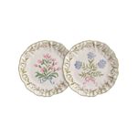 Prato Raso Dolce Fiore Conjunto com 2 unid - Maison Blanche
