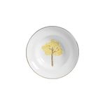Tigela Grande Com Aba Com Filete Ouro Ypê Amarelo – Scalla
