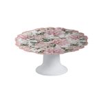 Prato de Torta Classic Peony com Pé – Maison Blanche