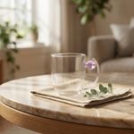 Canecas em Vidro Borossilicato Esfera Rosa Conjunto 4 unid– BTC