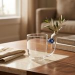 Canecas em Vidro Borossilicato Esfera Azul Conjunto 4 unid  – BTC