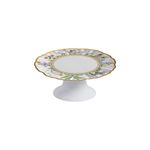 Prato de Bolo Orient Bloom com Pé – Maison Blanche