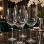 Taça Diamond para vinho em cristal - verde urbano - BTC