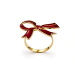 Argola de Guardanapo Laço Vermelho - BTC