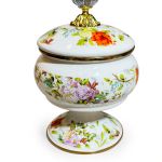 Pote Branco com Flores - BTC