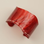 Bracelete Lygia Vermelho Perolado P