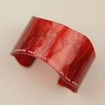 Bracelete Lygia Vermelho Perolado M