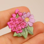 Pin Mirtis Pink Perolado