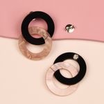 Brinco Cecília Pérola Rosé - Envio Imediato