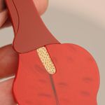 Presilha Vanusa Vermelho Perolado