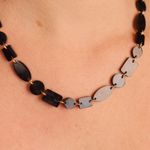 Choker Talita Preto Perolado