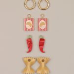 Kit de Argolas Volta ao Mundo Rosa