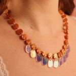 Choker Karina Ocre Perolado