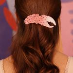 Presilha Nise Rosa Claro Perolado