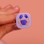 Anel Nise Azul Cobalto