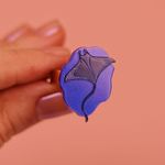 Anel Creuza Azul Índigo