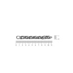Corrente Groumet Elo Duplo Grafite 11 mm