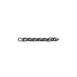 Corrente Groumet Elo Duplo Grafite 11 mm