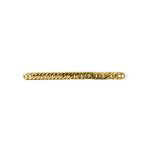 Corrente Groumet Elo Duplo Ouro 5 mm