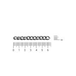 Corrente Groumet Grafite 7 mm