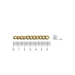 Corrente Groumet Ouro 7 mm