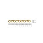 Corrente Groumet Ouro 13mm
