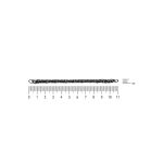 Corrente Groumet Elo Duplo Grafite 3 mm