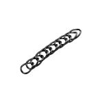 Corrente Groumet Elo Duplo Grafite 11 mm