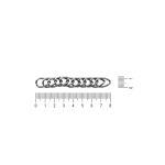 Corrente Groumet Elo Duplo Níquel 11 mm