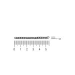 Corrente Groumet Grafite 3 mm