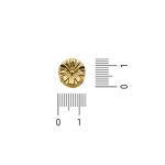 Passador Redondo Ouro 14 mm