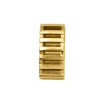 Passador Vazado Ouro 10 mm