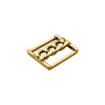 Passador Retangular Ouro 22 mm