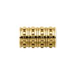 Passador Tubo Ouro 8 mm