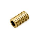 Passador Tubo Ouro 8 mm