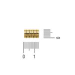 Passador Tubo Ouro 8 mm