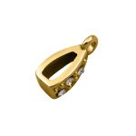 Passador  Triangular Ouro 6 mm