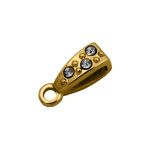 Passador  Triangular Ouro 6 mm