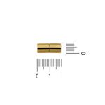 Fechamento Tubo Ouro 8 mm