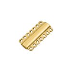 Fechamento Retangular Ouro 21 mm