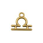 Pingente Signo Libra Ouro 19 mm