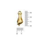 Pingente Figa Ouro 14 mm