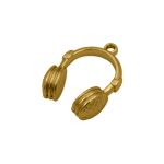 Pingente Fone Ouro 23 mm
