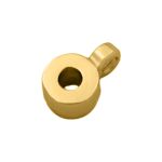 Berloque Redondo Ouro 4 mm