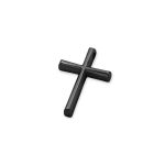 Pingente Crucifixo Grafite 25 mm